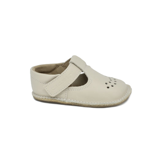 OmaKing - Lusti Natural White - zapatitos barefoot infantiles
