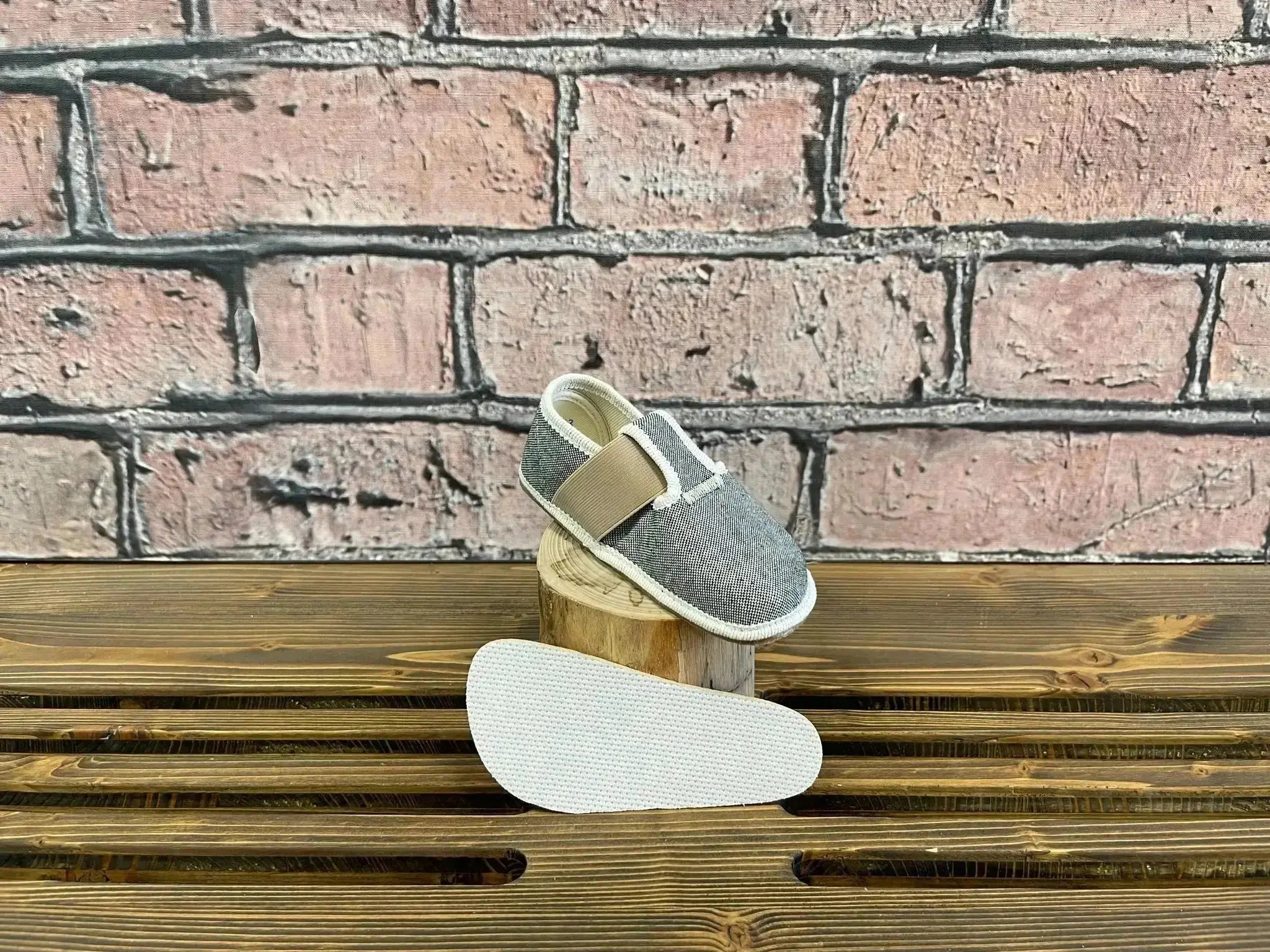 Pegres - BF01u baskets coton recyclé - gris