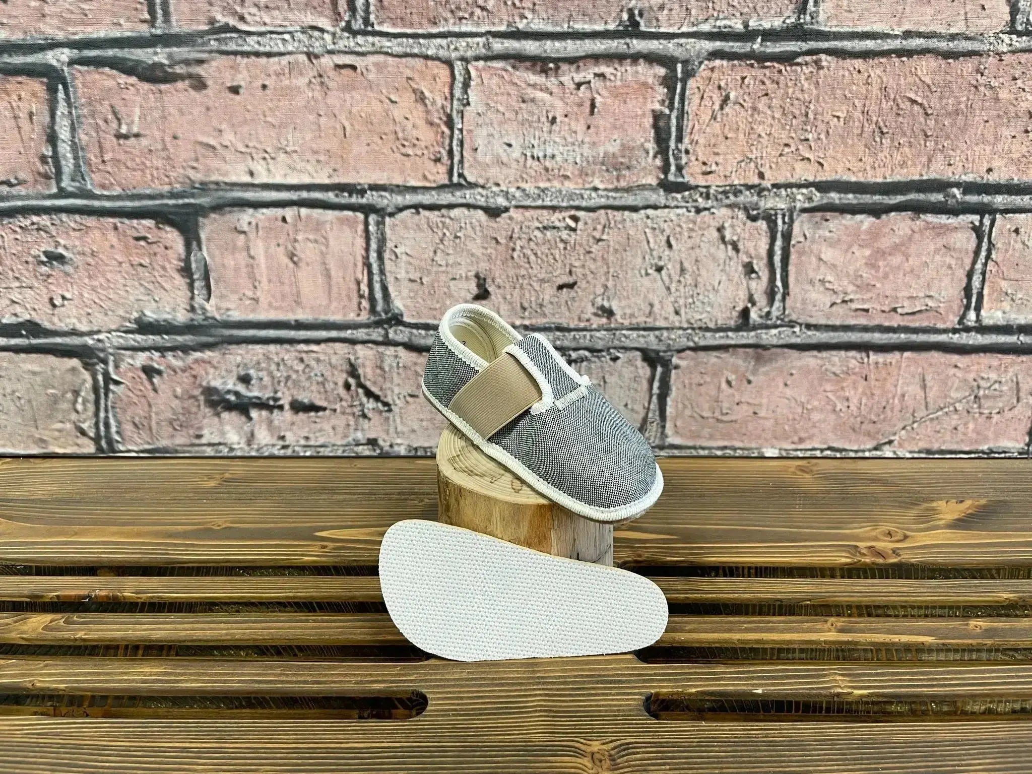 Pegres - BF01u zapatillas algodón reciclado - gris