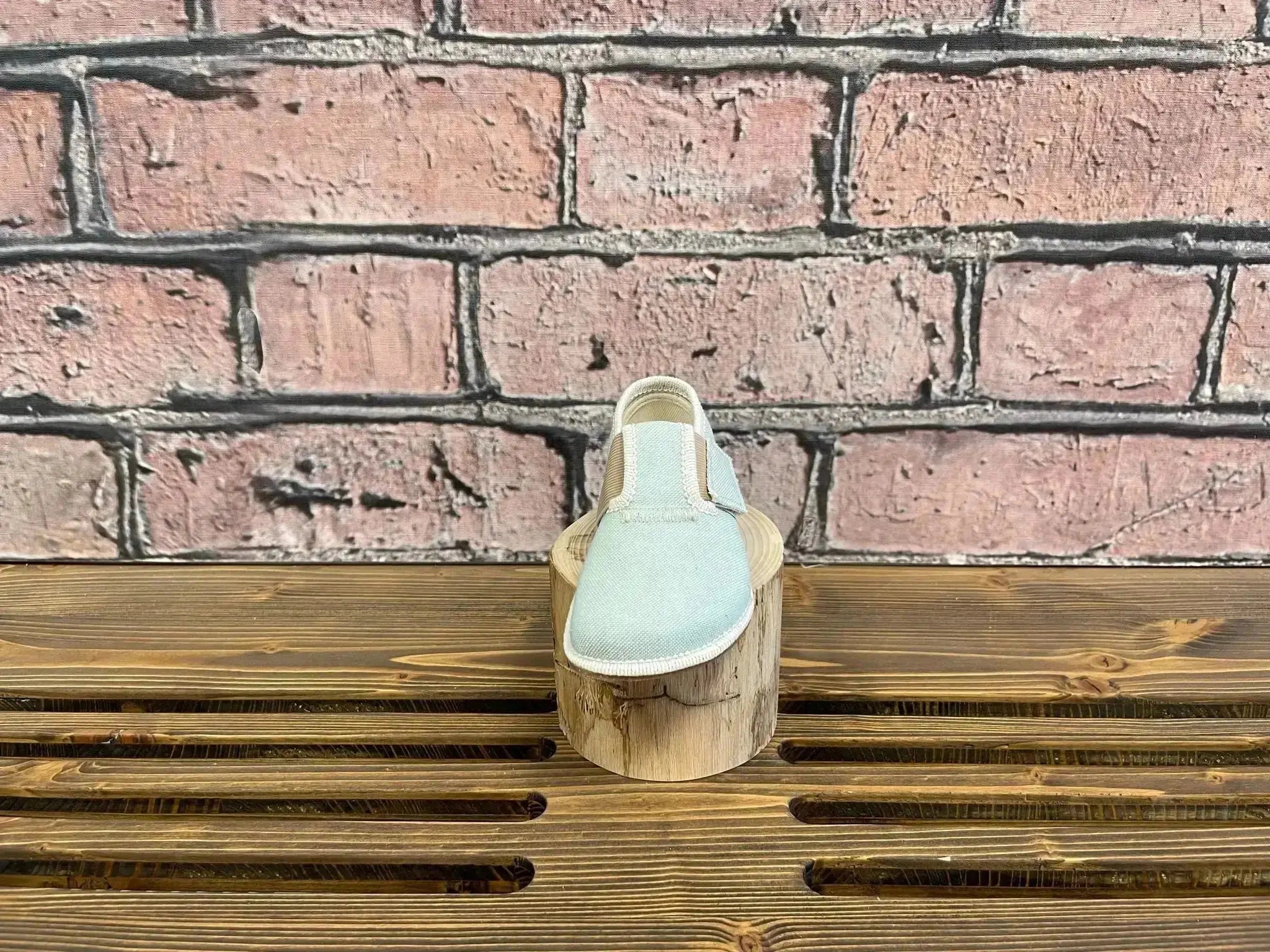 Pegres - BF01u baskets coton recyclé - menthe