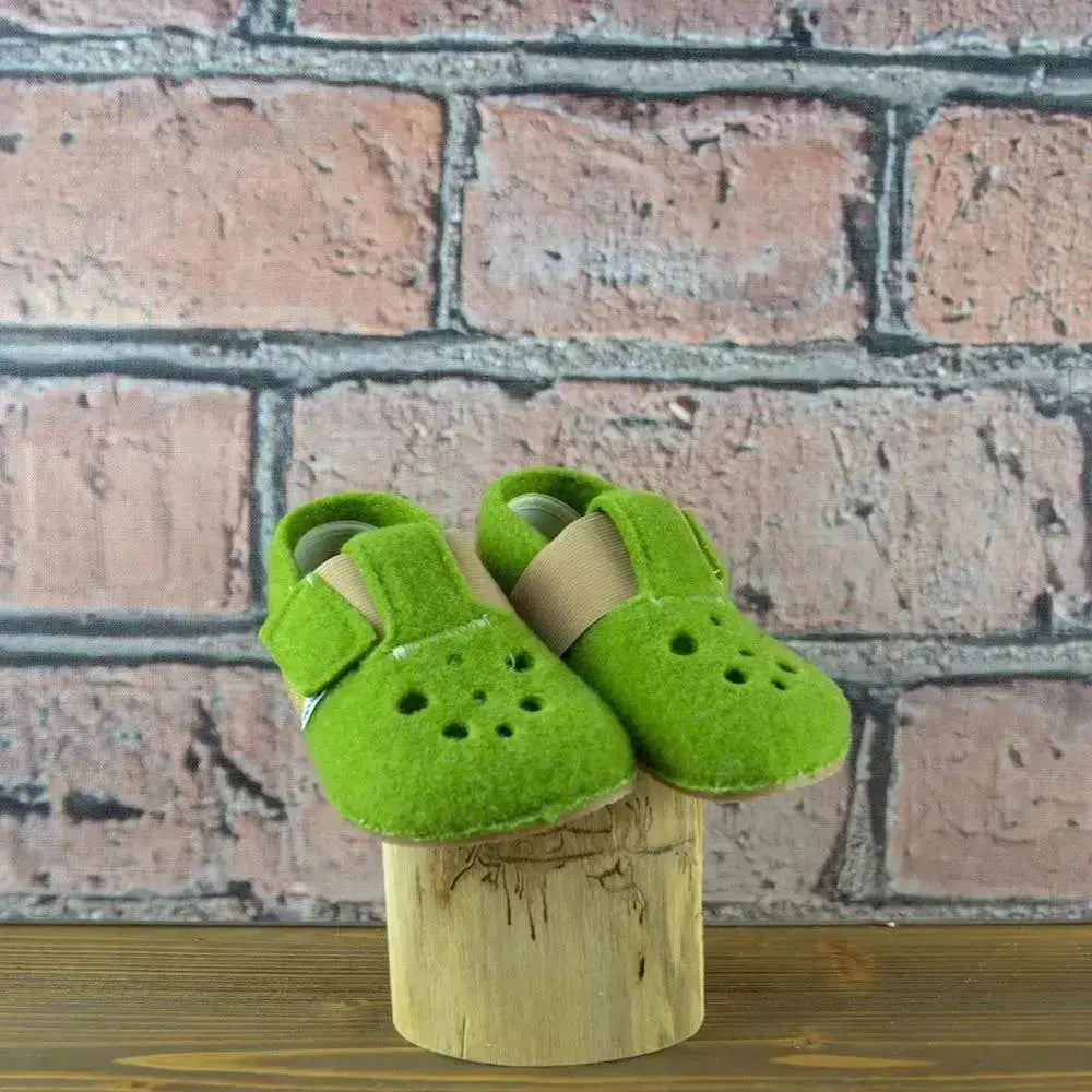 Pegres - BF04 - chaussons barefoot - vert