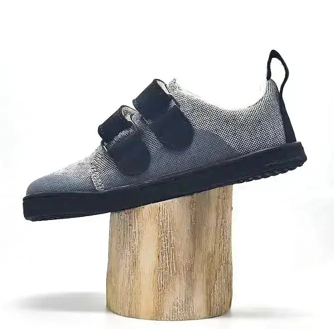 Pegres - BF57U noir - barefoot en toile