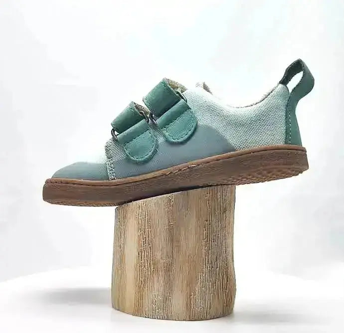Pegres - BF57U menthe - baskets en toile barefoot