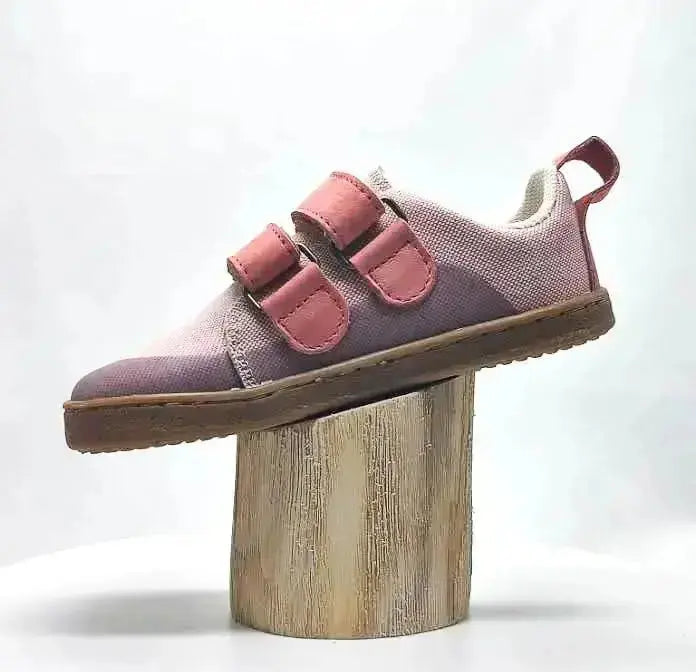 Pegres - BF57U rose - chaussures minimalistes en toile