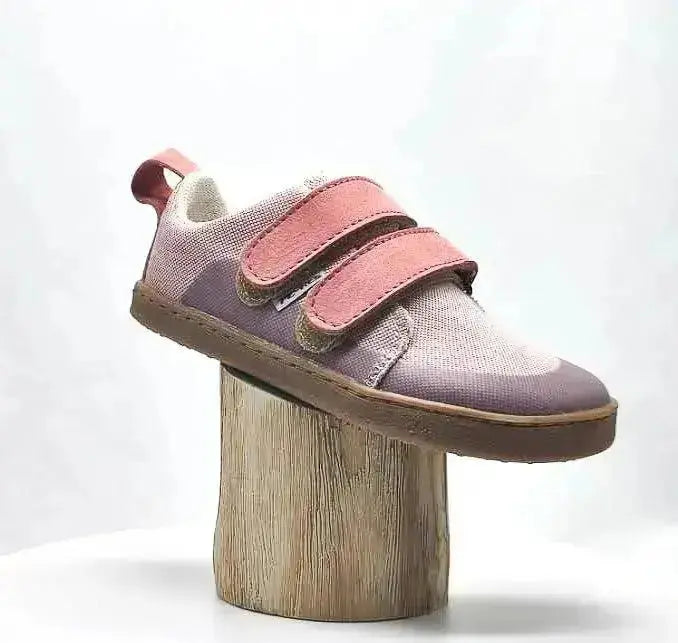 Pegres - BF57U rose - chaussures minimalistes en toile