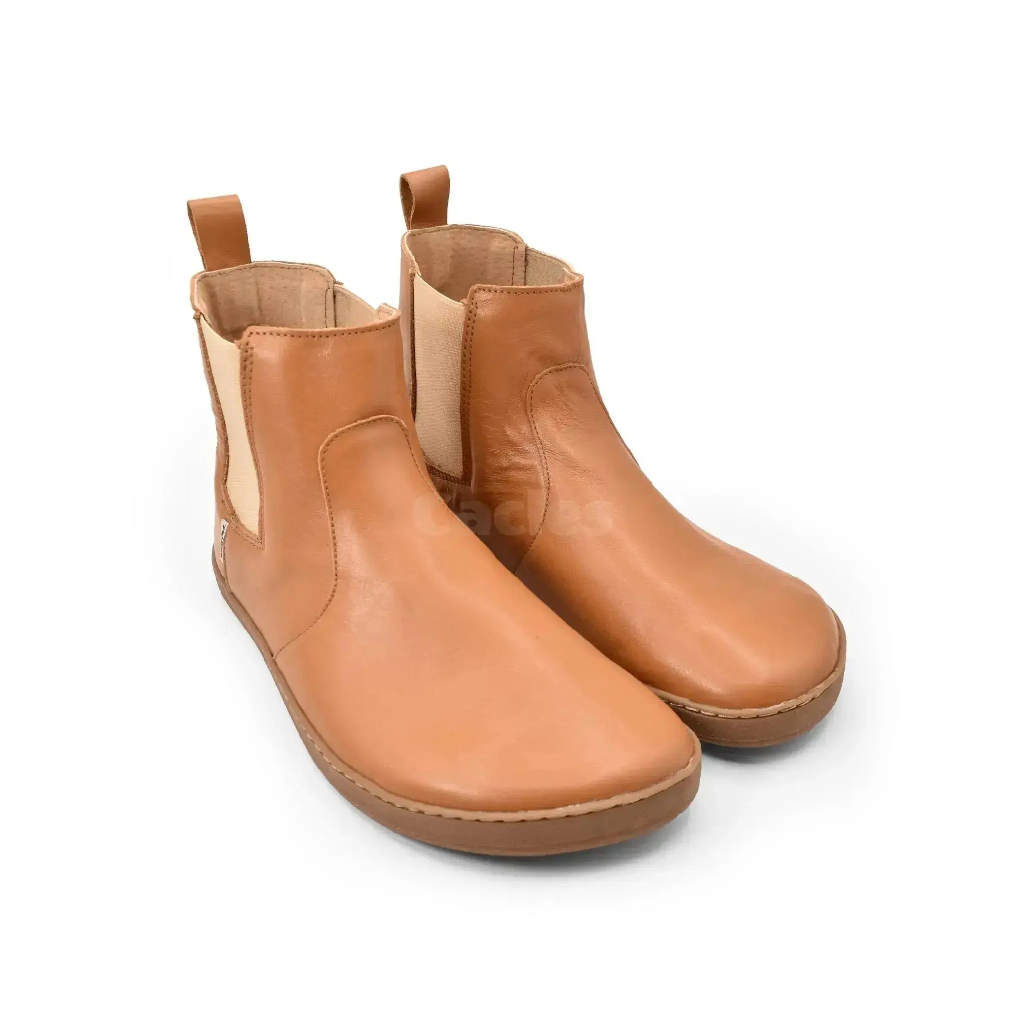 Pegres - BF58 marron - bottines chelsea barefoot