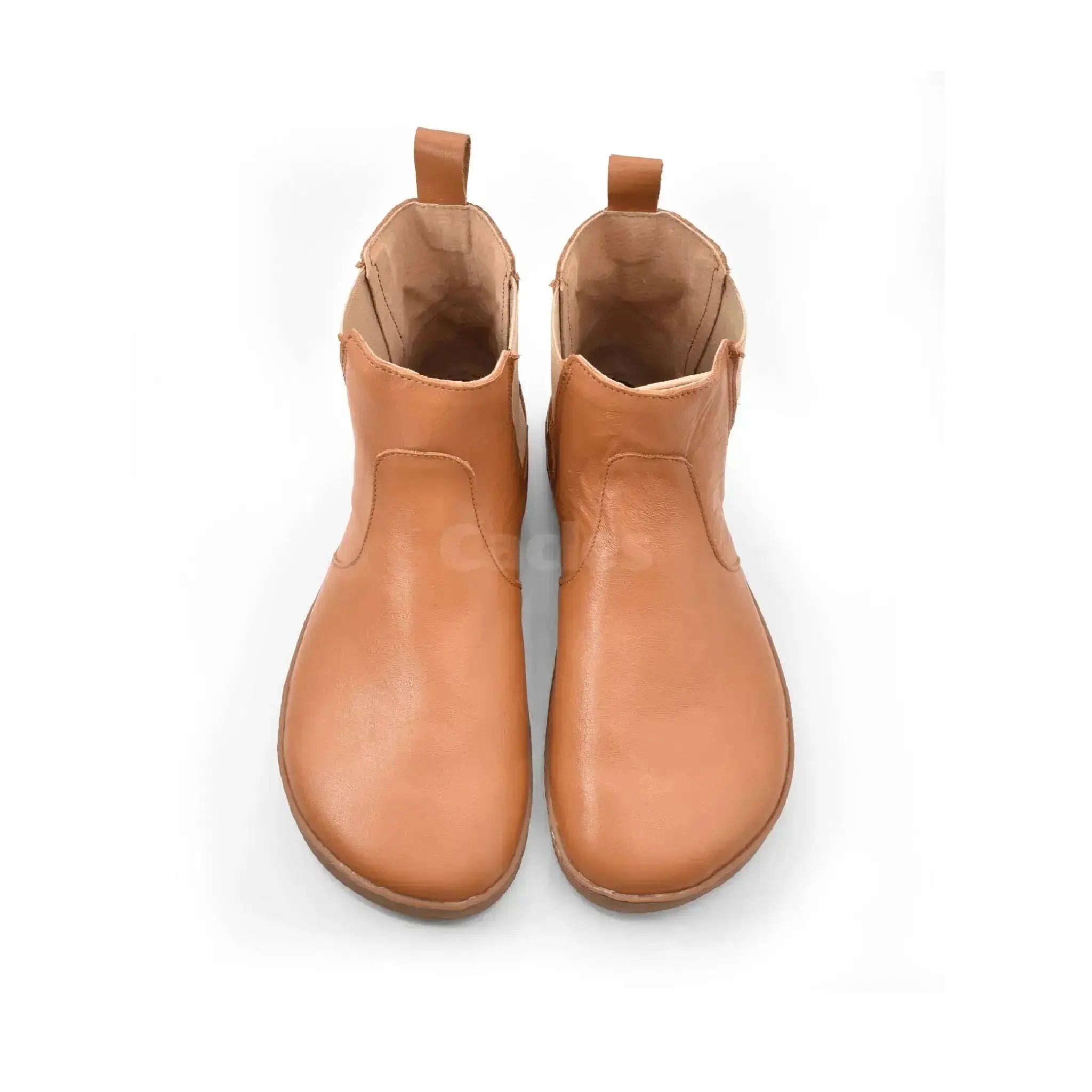 Pegres - BF58 marron - bottines chelsea barefoot