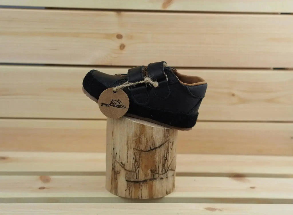 Pegres - Bose B1408 - botines barefoot colegiales - negro