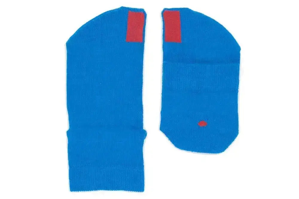 Plus12 - Blue Cotton - calcetines respetuosos cortos