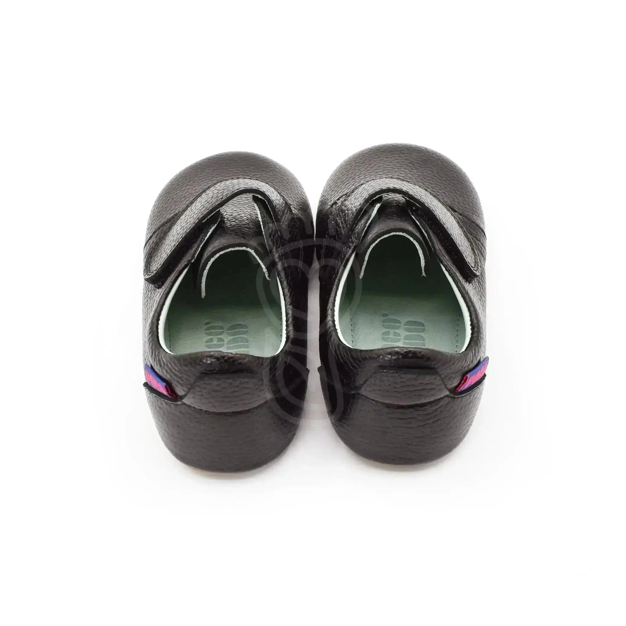 Poco Nido - Chaussures Puissantes Noires - Chaussure d'école Barefoot - Noir