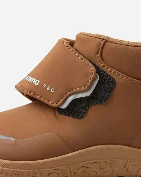 Reima - Hyppii Cinnamon Brown - Botines barefoot impermeables infantiles marrón