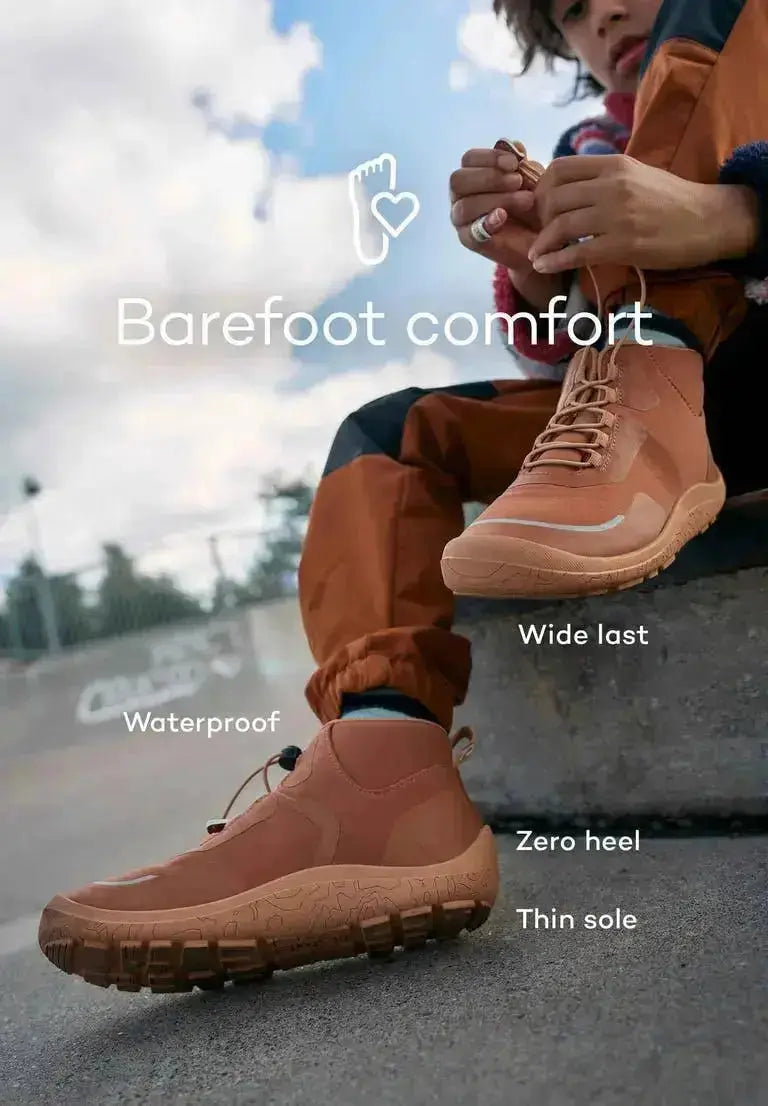 Reima - Loikkii Cinnamon Brown - Botines barefoot impermeables