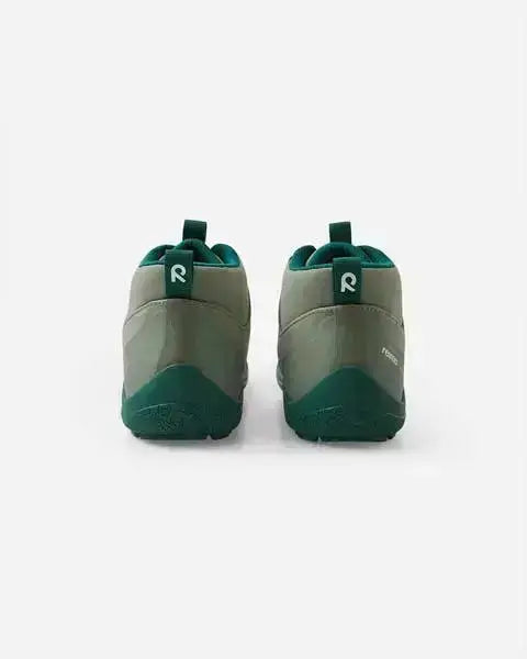 Reima - Loikkii Greyish Green - Botines barefoot impermeables infantiles verdes