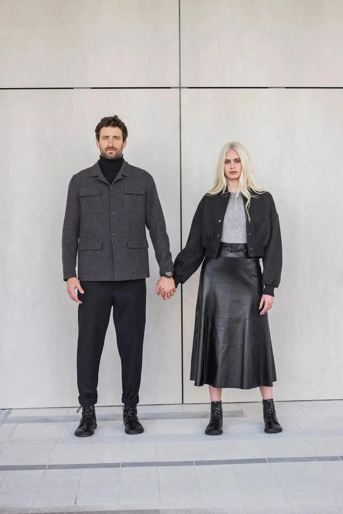 Shapen - Cozy 2.0 Black Smooth Leather - Botas barefoot de invierno