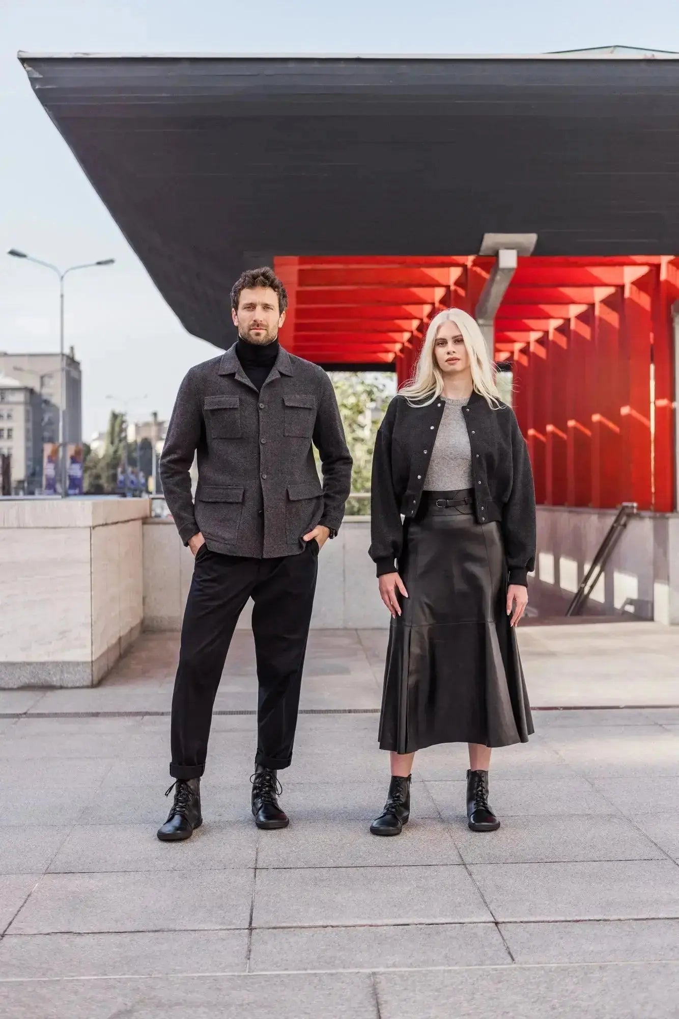 Shapen - Cozy 2.0 Black Smooth Leather - Botas barefoot de invierno