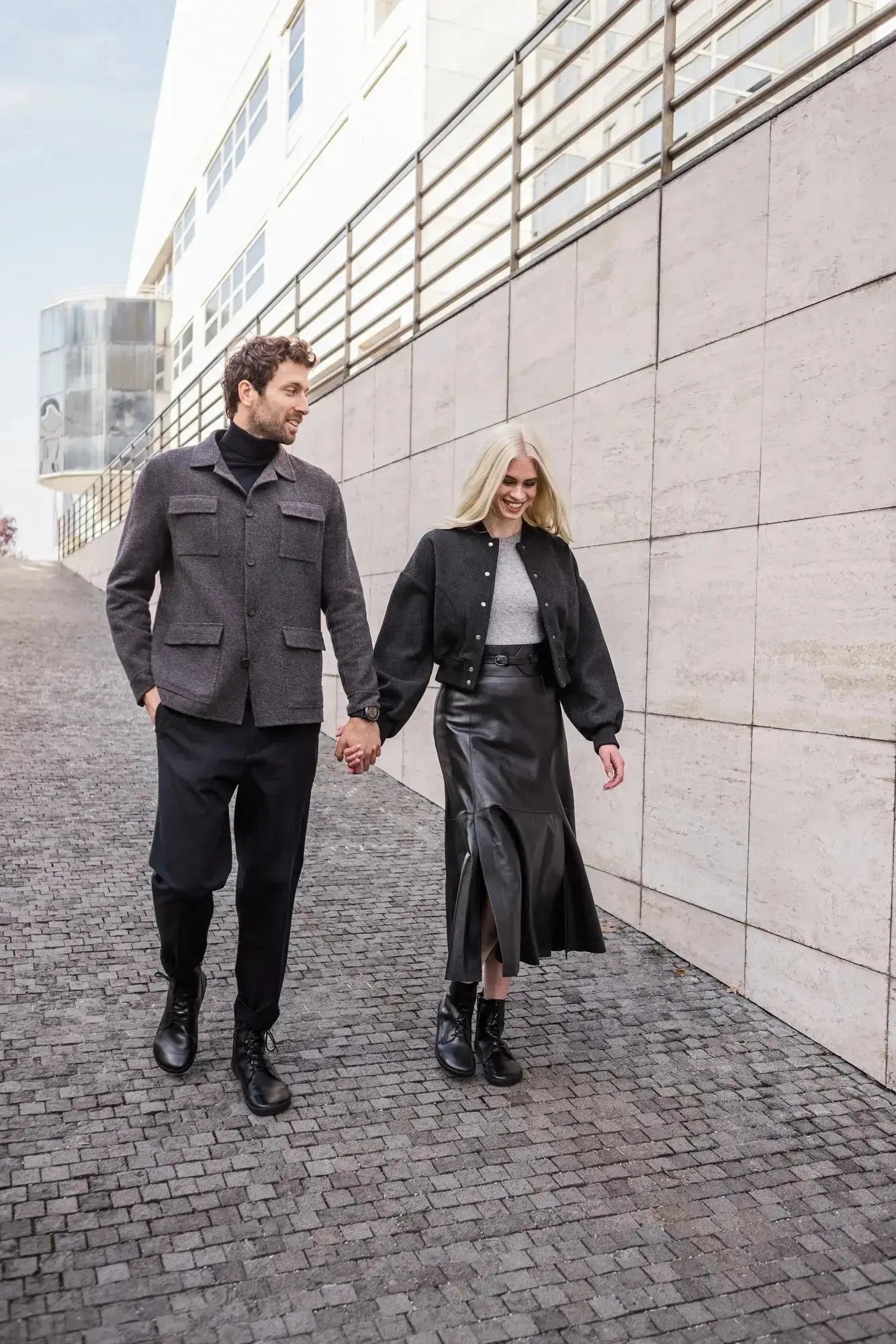 Shapen - Cozy 2.0 Black Smooth Leather - Botas barefoot de invierno