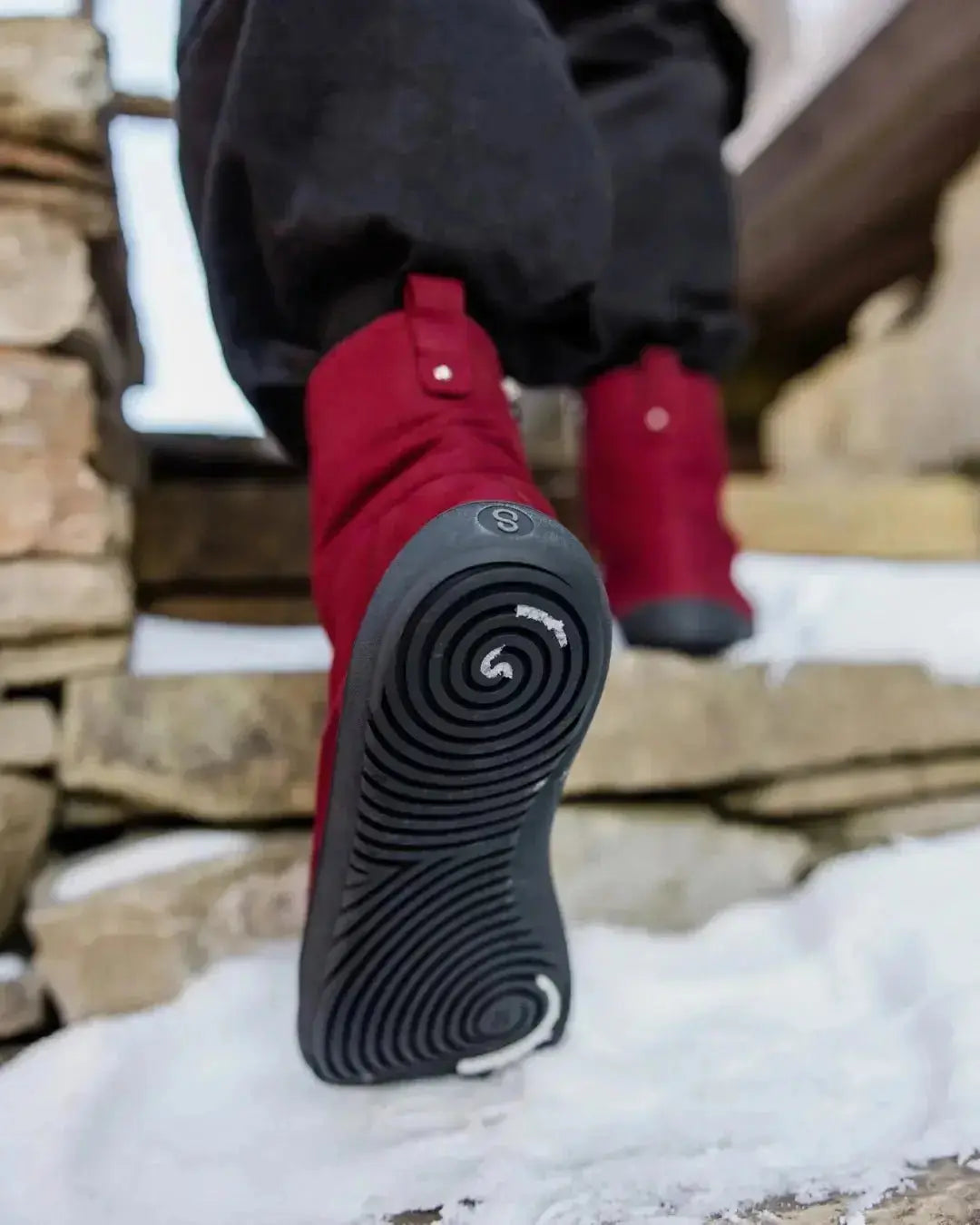 Shapen - Cozy 2.0 Bordeaux - Botas barefoot de invierno