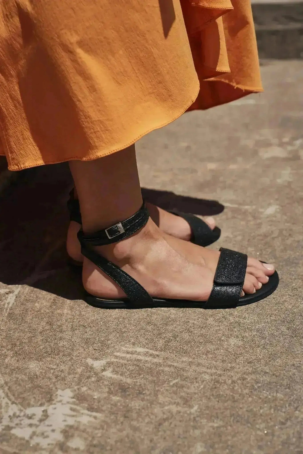 Shapen - Daisy 2.0 Black Crackle - Sandalias barefoot