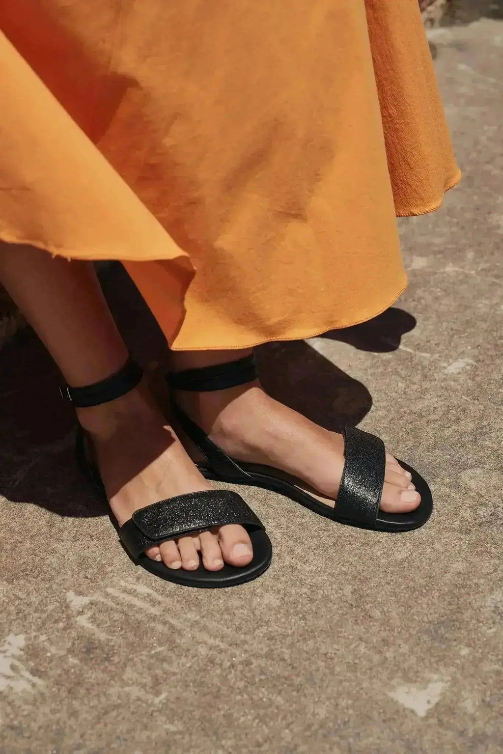 Shapen - Daisy 2.0 Black Crackle - Sandalias barefoot