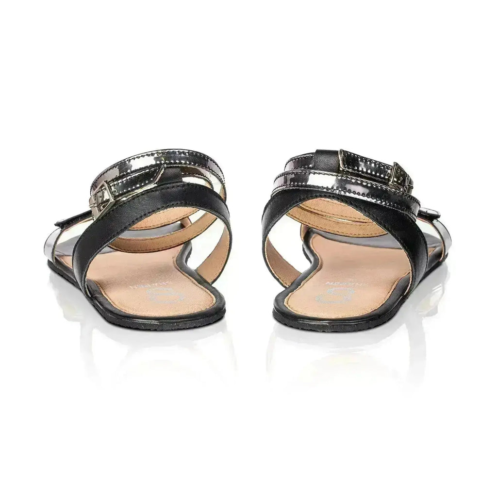 Shapen - Daisy 2.0 Black - Sandalias barefoot negras para mujer