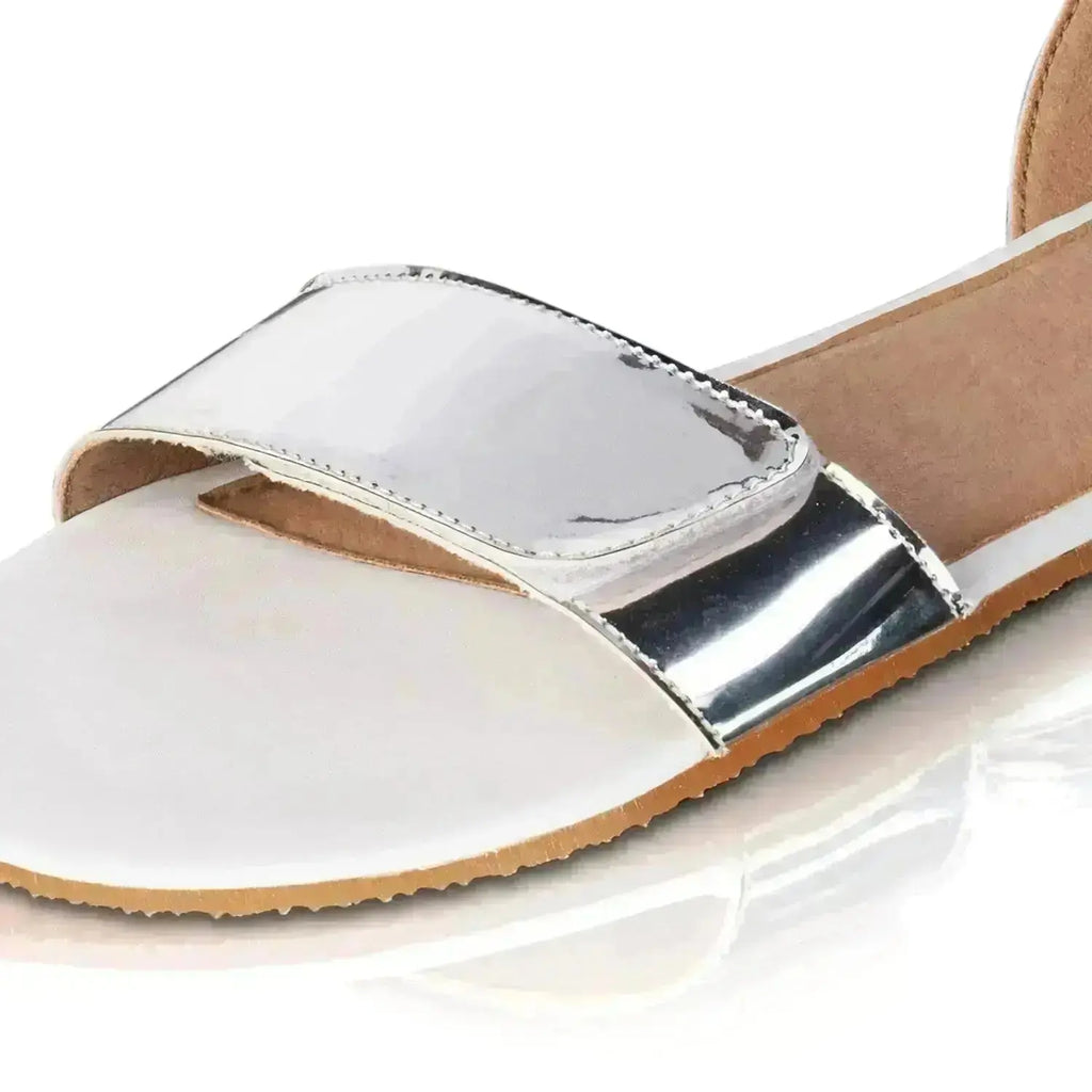 Shapen - Daisy 2.0 White - Sandalias barefoot blancas para mujer