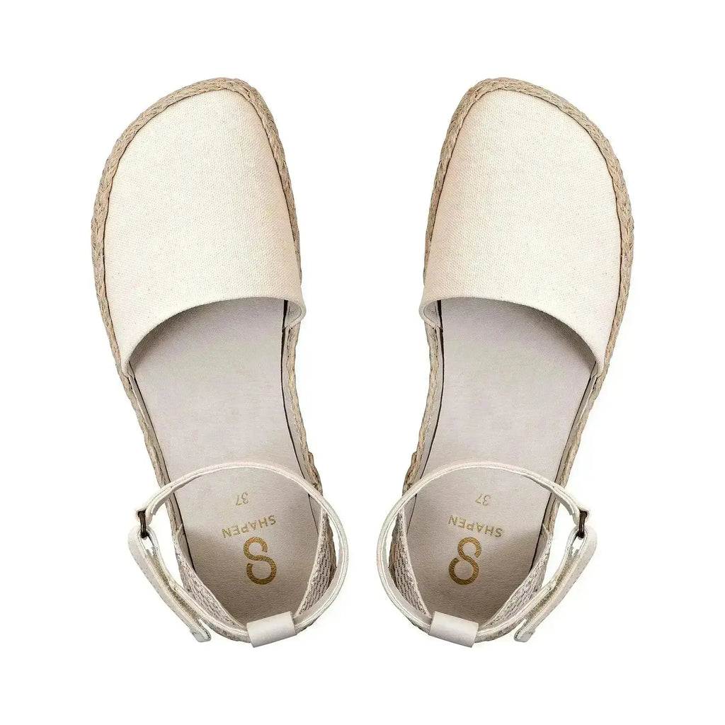 Shapen Festa Natural Vegan - Espadriles barefoot para mujer
