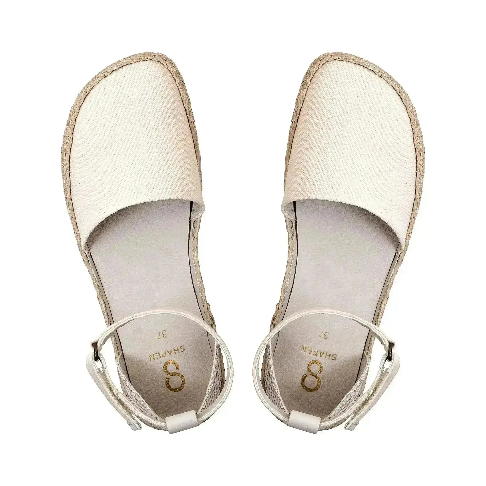 Shapen Festa Natural Vegan - Espadriles barefoot para mujer