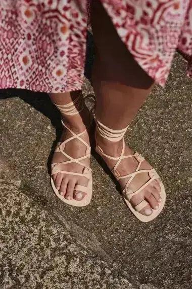 Shapen - Gaia Natural - Sandalias barefoot de tiras