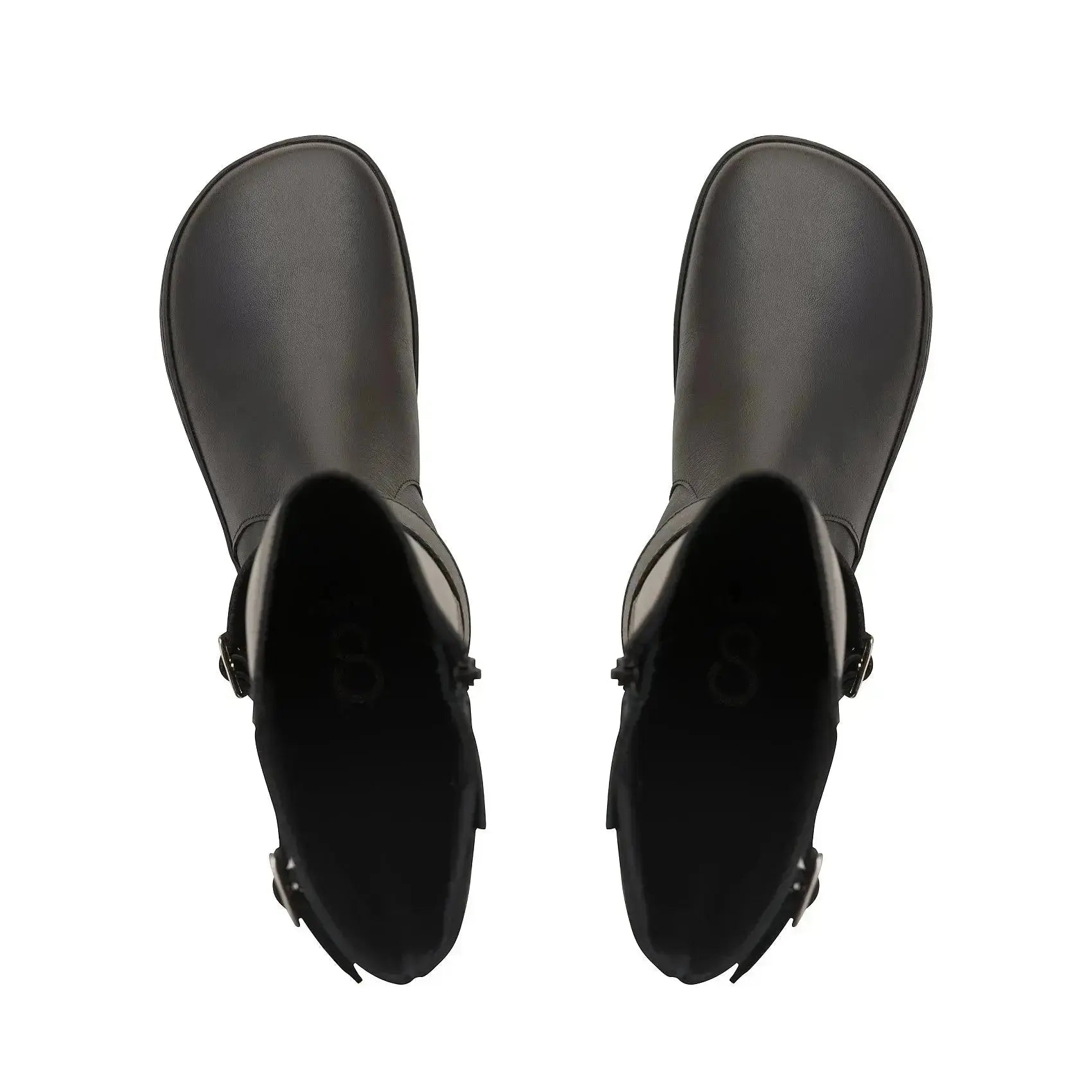 Shapen - Glam Knee Black Leather - Bottes hautes barefoot
