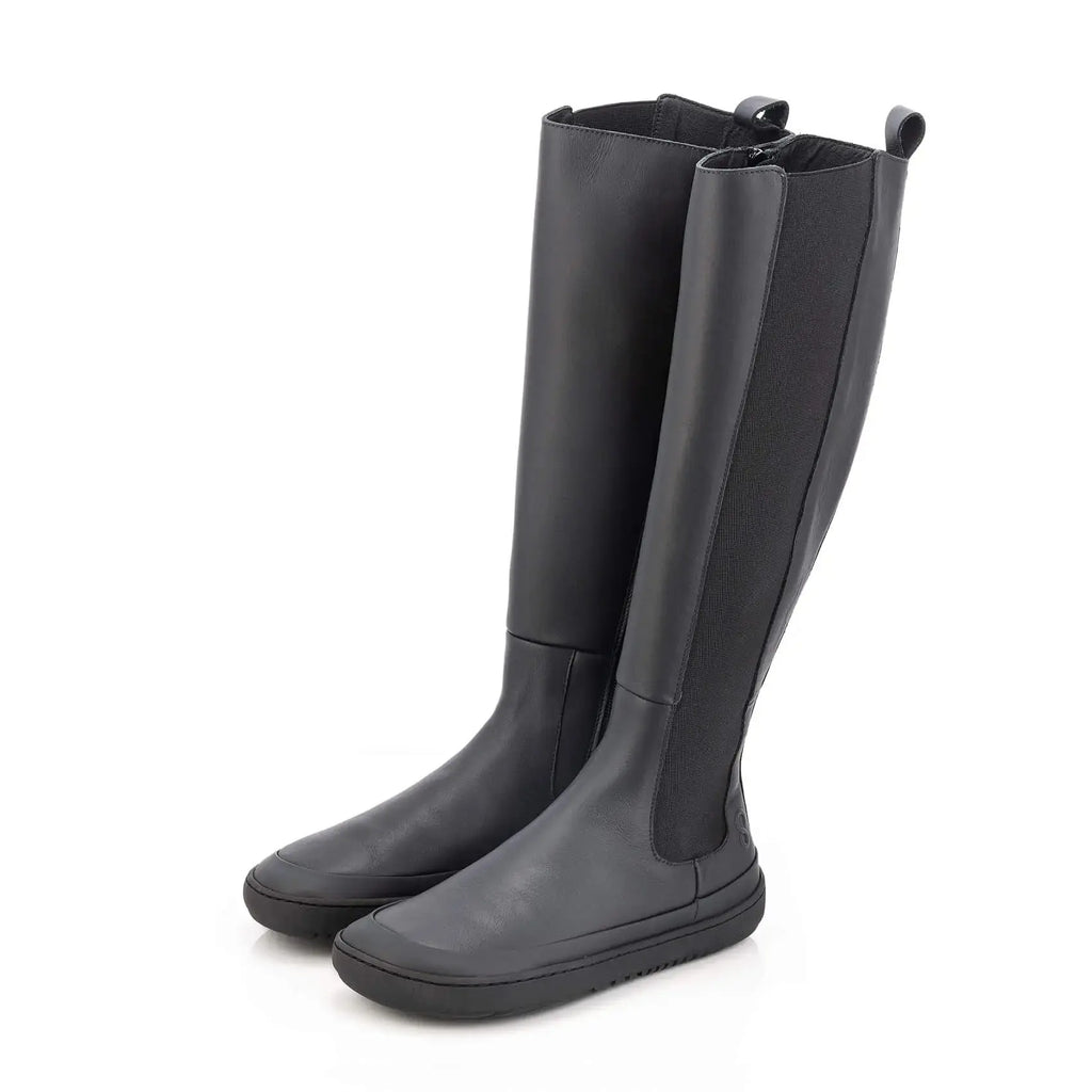 Shapen - Harper Black - Botas altas barefoot