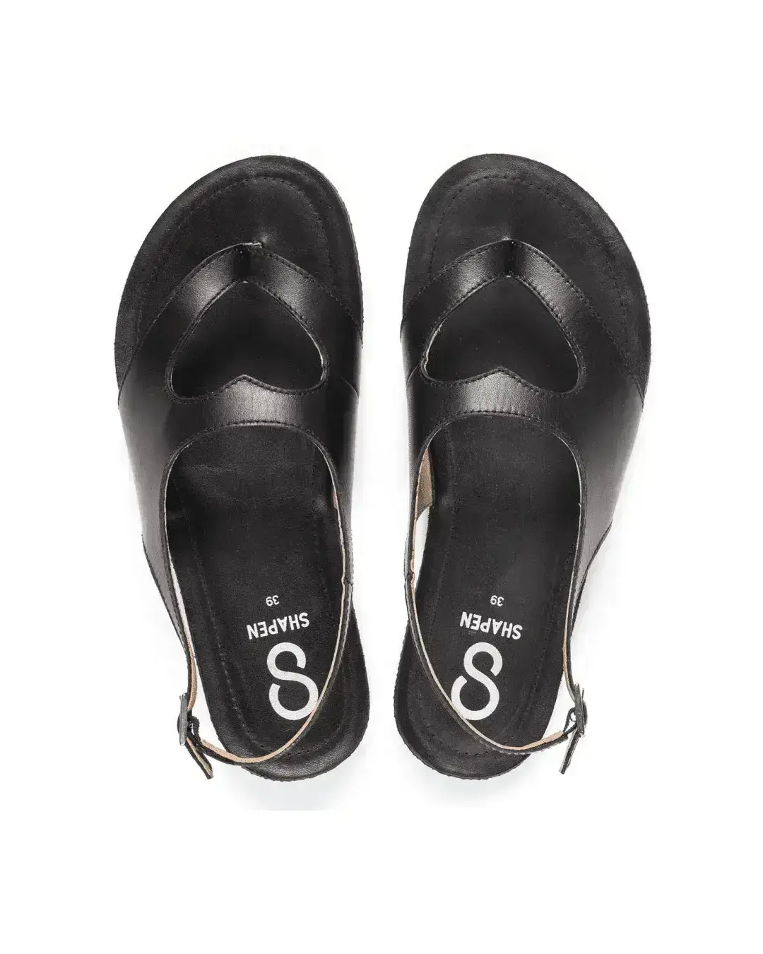 Shapen - Mai 2.0 Noir - Sandales barefoot