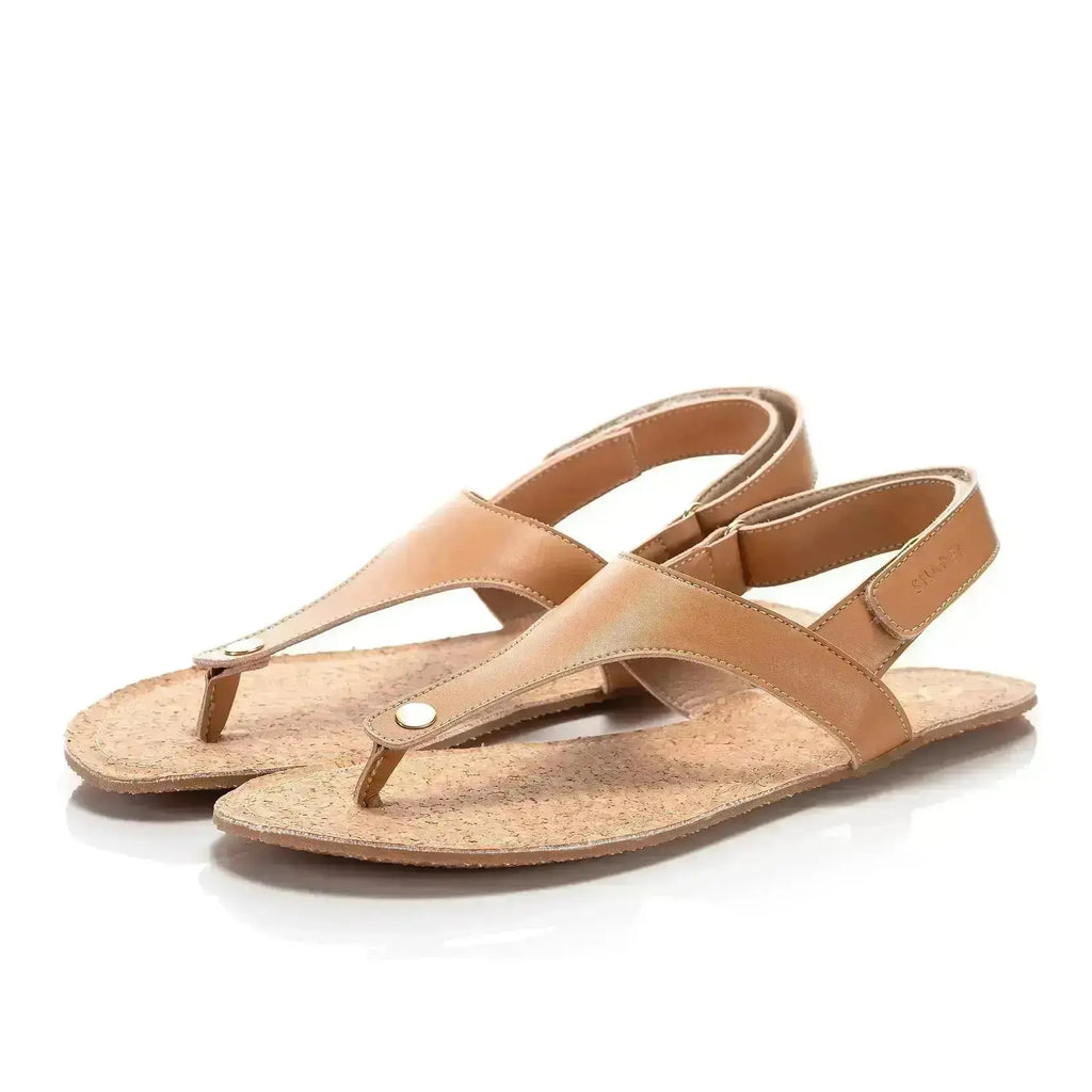 Shapen - Nomad Camel Vegan - Sandalias barefoot para mujer