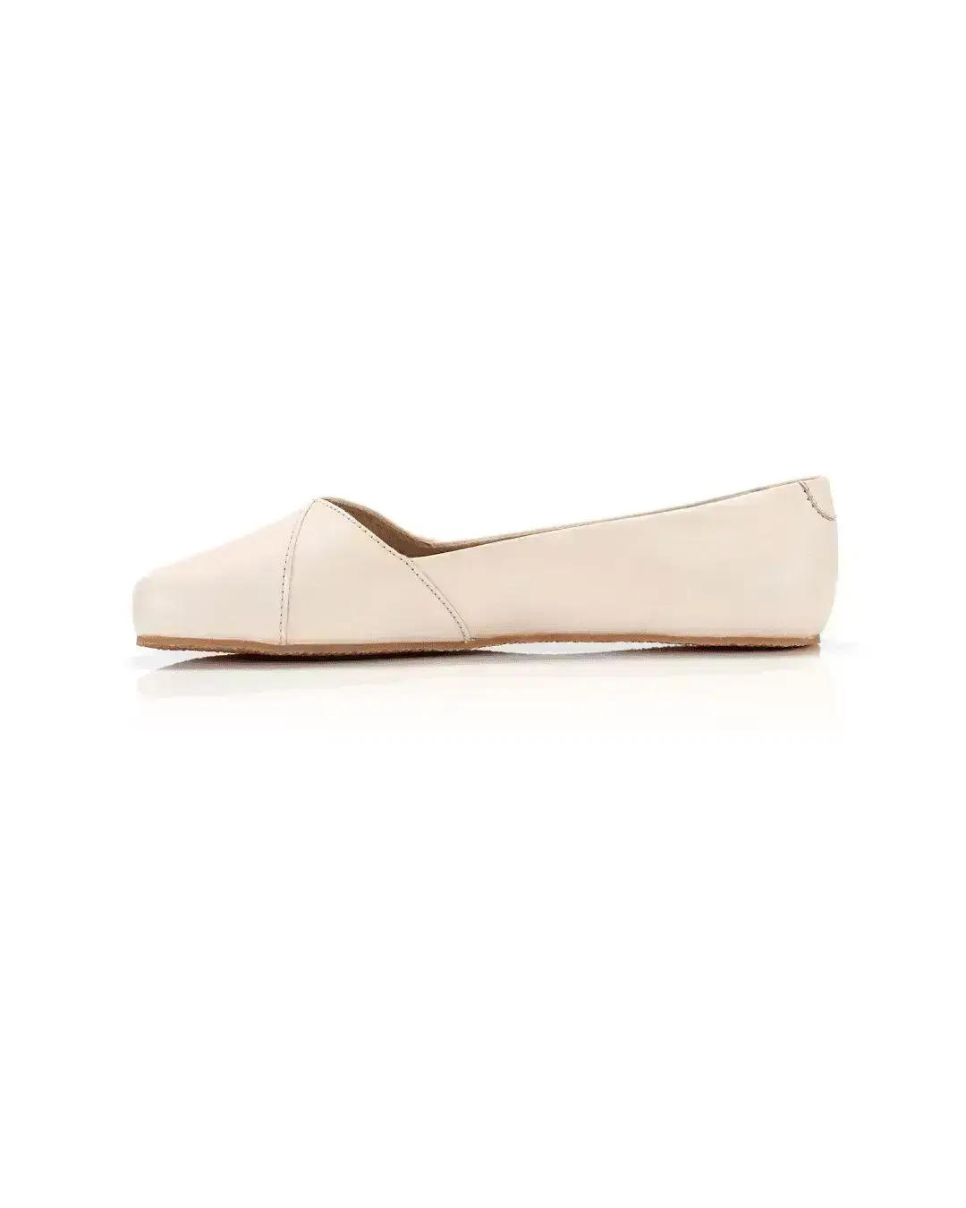 Shapen - Pivoine 2.0 Beige Cuir - Ballerines barefoot