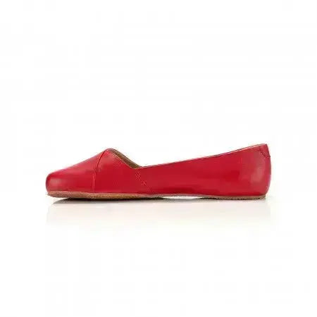 Shapen - Peony 2.0 Cherry Leather - Bailarinas barefoot