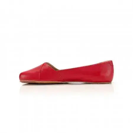 Shapen - Peony 2.0 Cherry Leather - Bailarinas barefoot