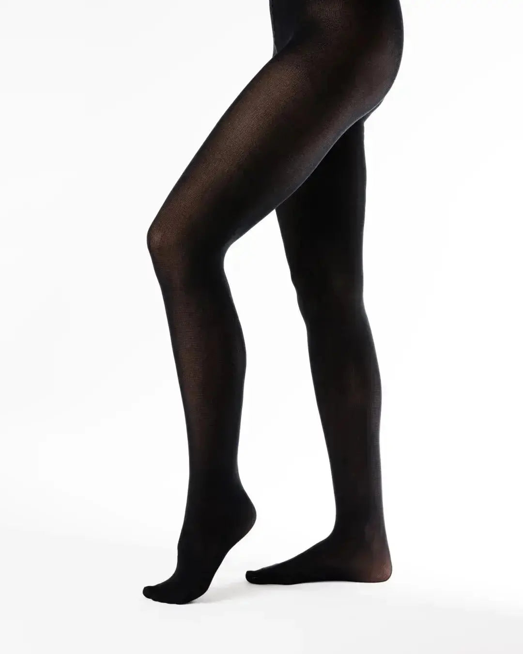 Shapen Selene medias negras 100 DEN para pies descalzos