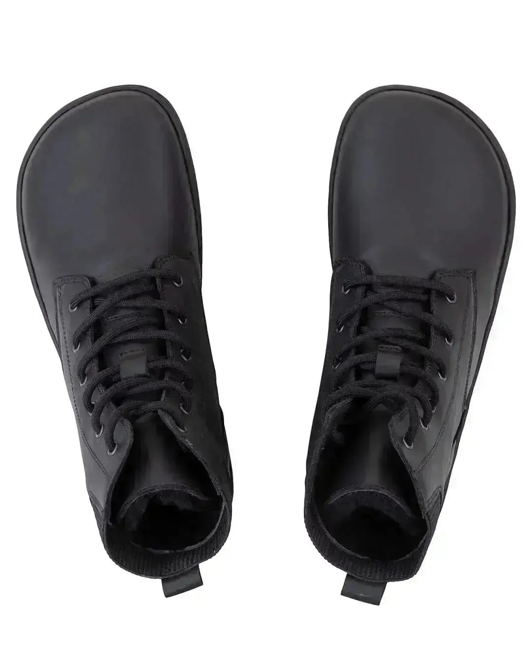 Shapen - Urbaneer 2.0 Black Smooth Leather - Botines barefoot elegantes de invierno