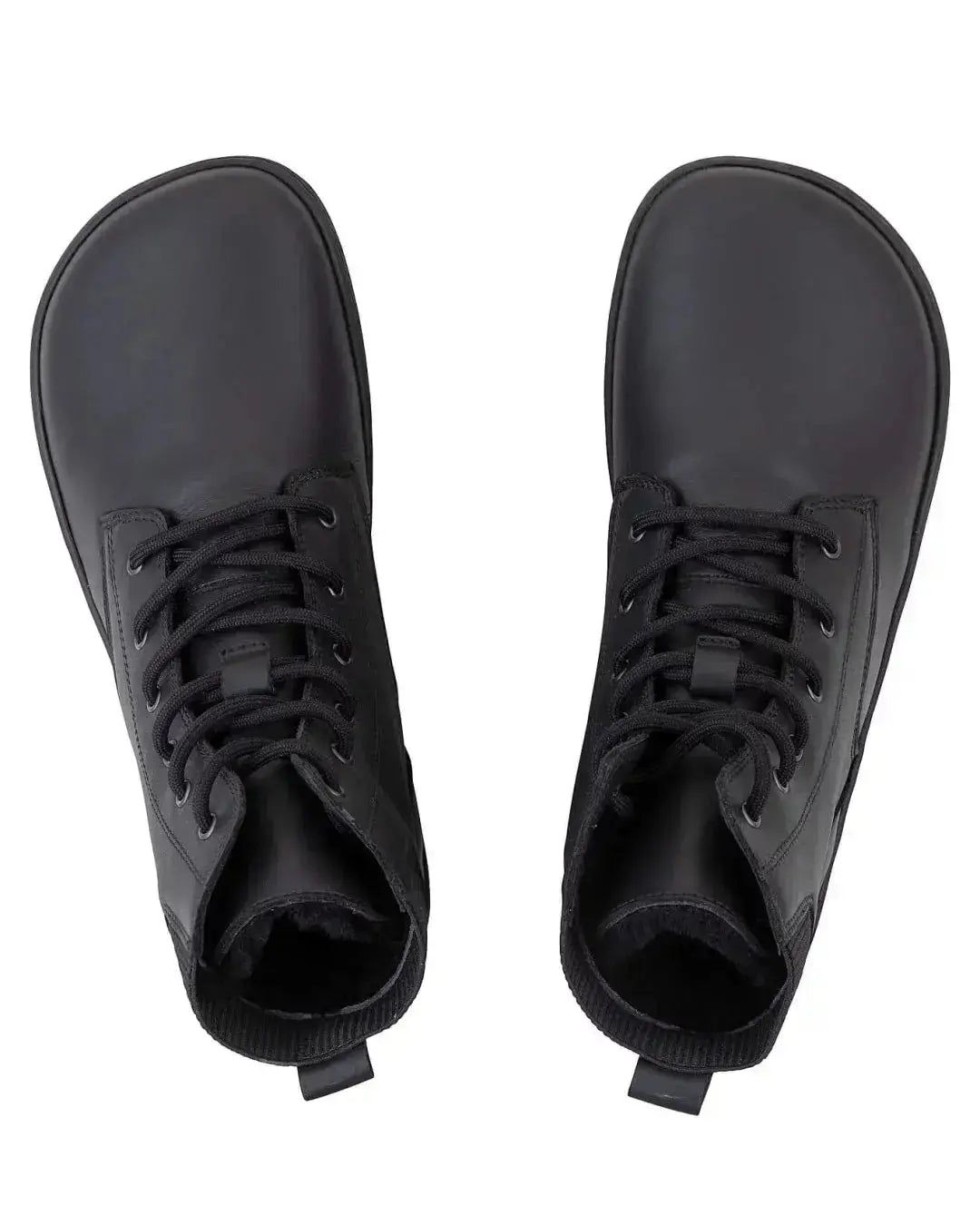 Shapen - Urbaneer 2.0 Black Smooth Leather - Botines barefoot elegantes de invierno