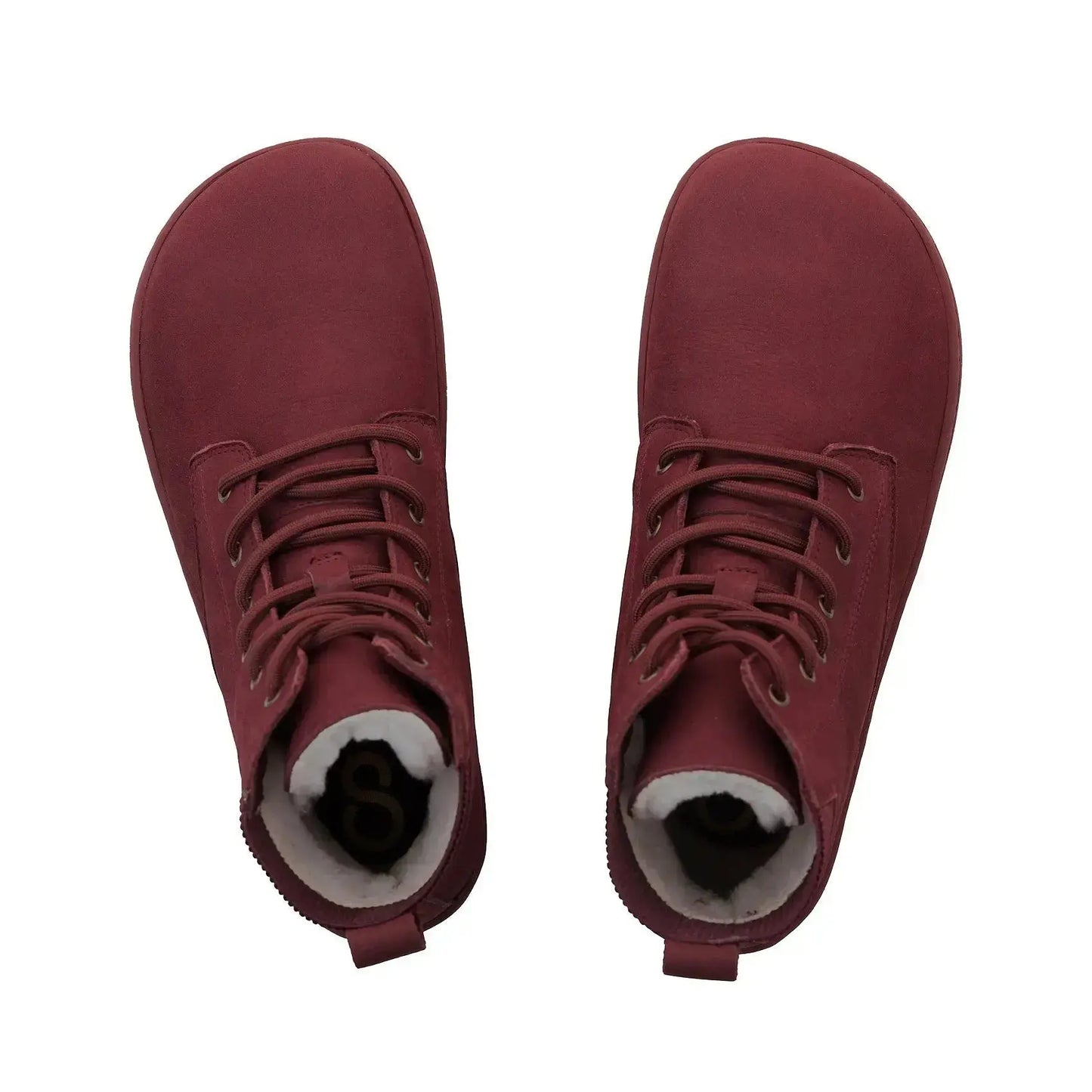 Shapen - Urbaneer 2.0 Burgundy - Botines barefoot elegantes de invierno