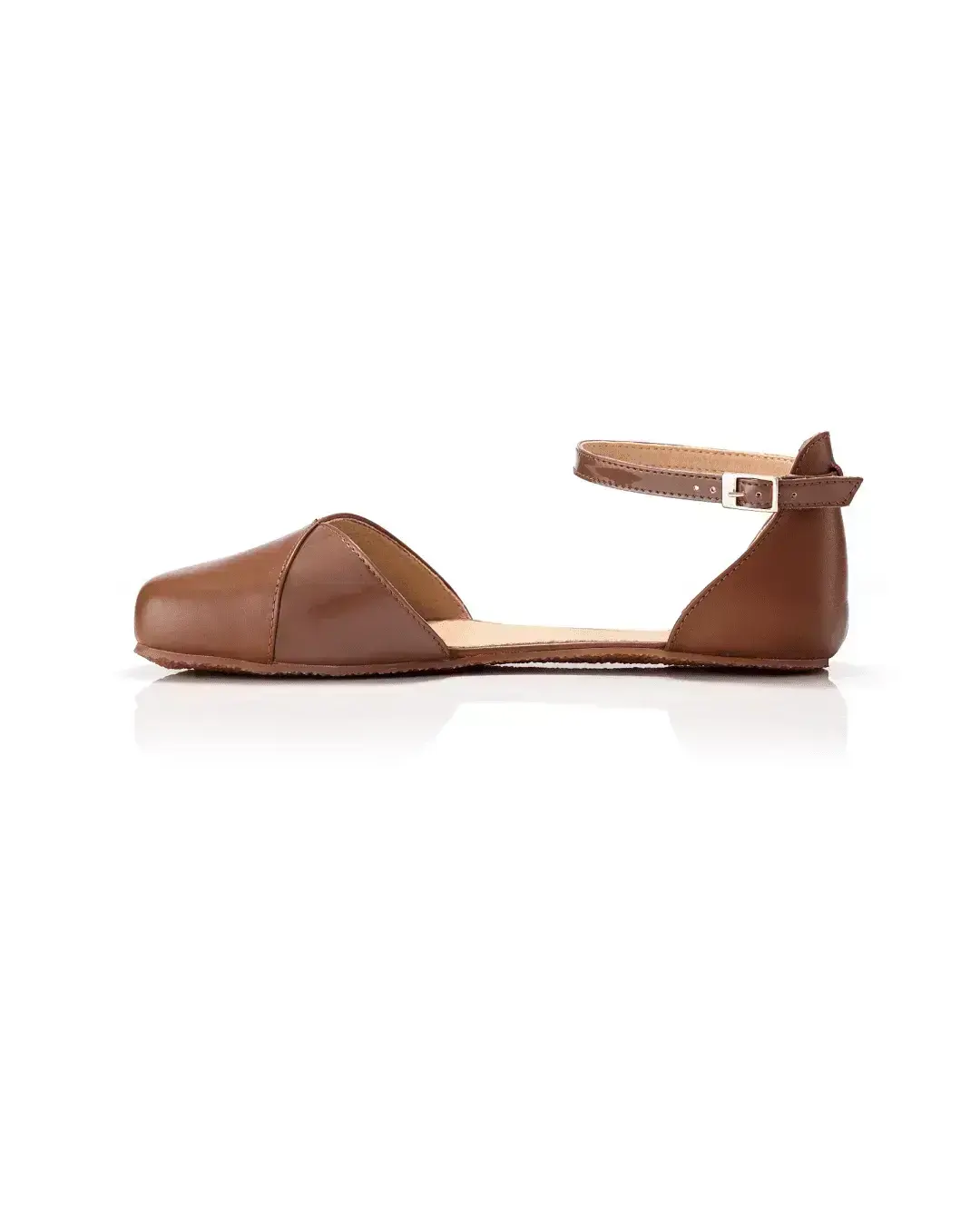 Shapen – Poppy Cognac - Bailarinas abiertas barefoot