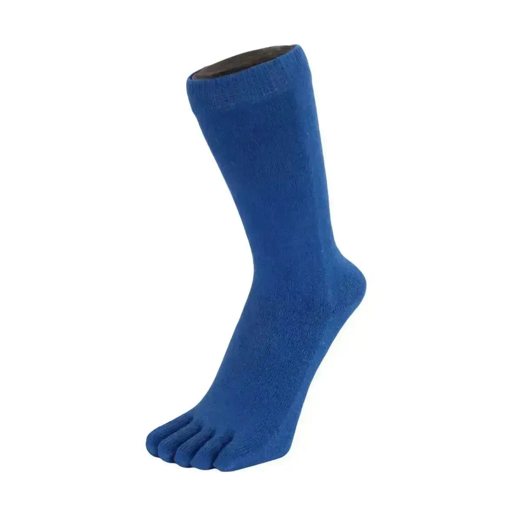 TOETOE - Calcetines de dedos de media caña - Tallas 35-46 - Mid-Blue