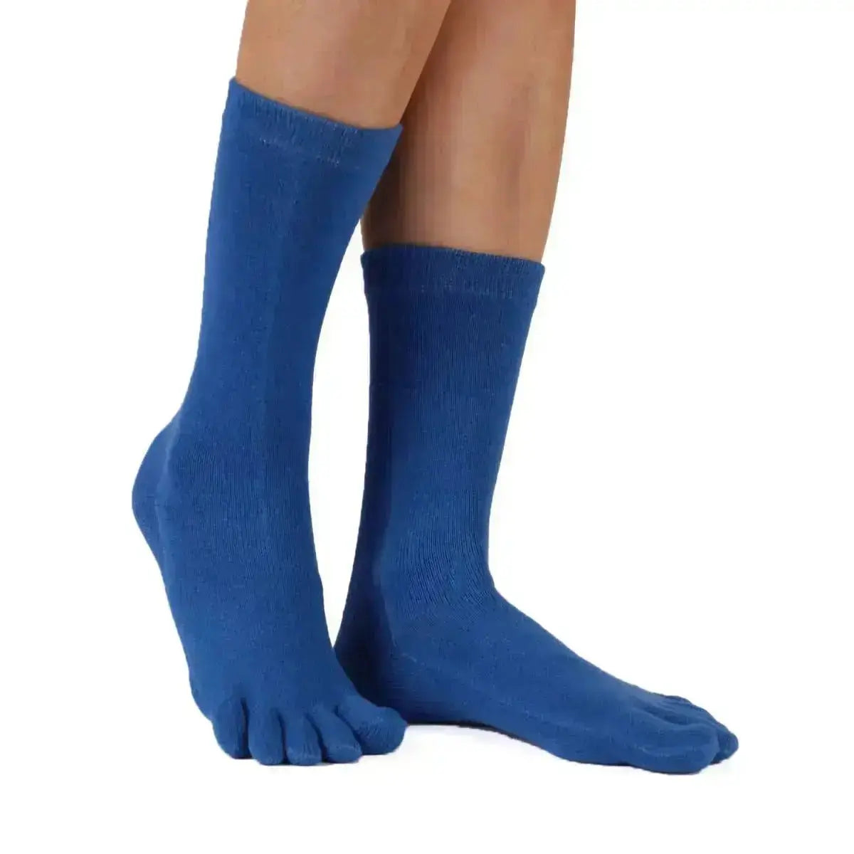 TOETOE - Calcetines de dedos de media caña - Tallas 35-46 - Mid-Blue