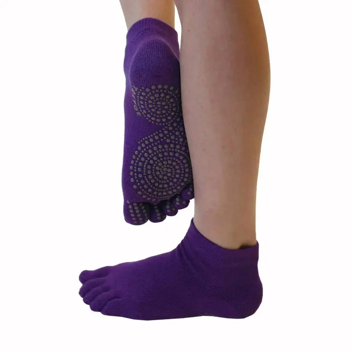 TOETOE - calcetines de dedos para yoga y pilates - Purple