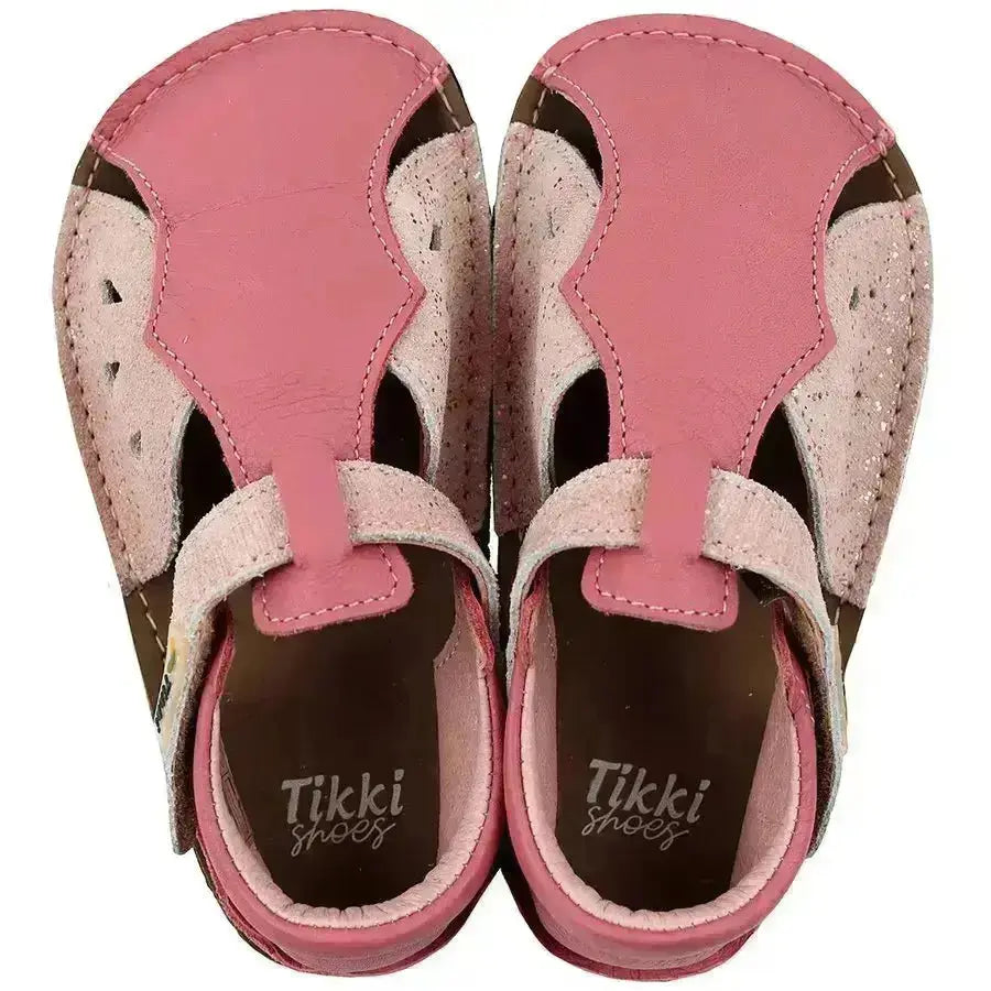 Tikki - Sucette Papillon - Sandales Barefoot en Cuir