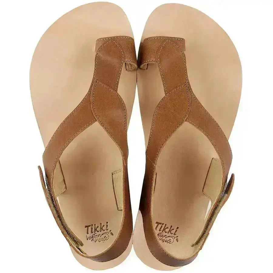 Tikki (Lang.S Barefoot) - Soul Sahara - Sandalias barefoot marrones para mujer