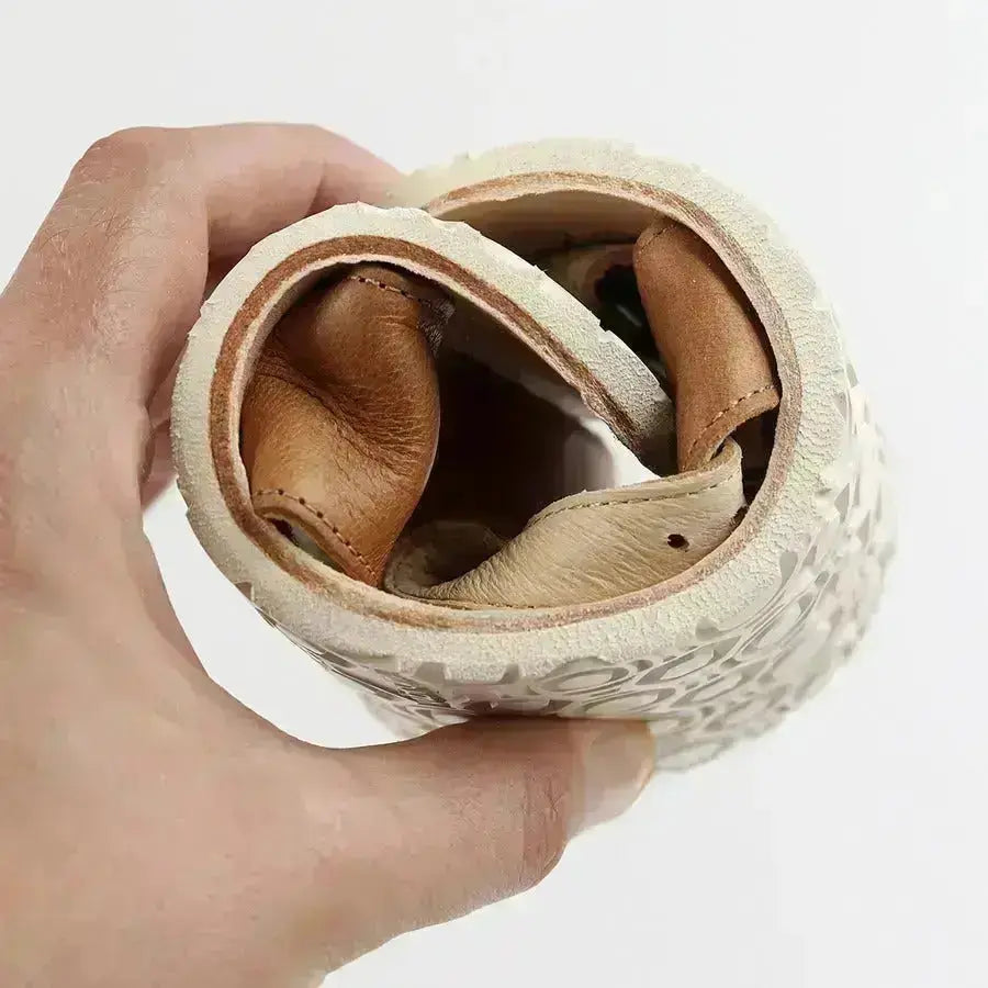 Tikki (Lang.S Barefoot) - Vibe Cream - Sandalias barefoot marrones para mujer