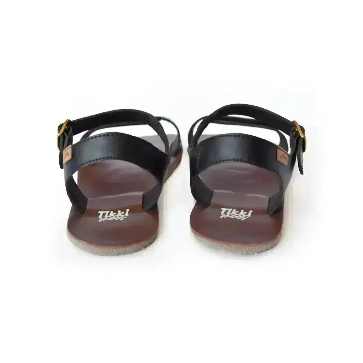 Tikki (Lang.S Barefoot) - Vibe Onyx - Sandalias barefoot Veganas negras para mujer