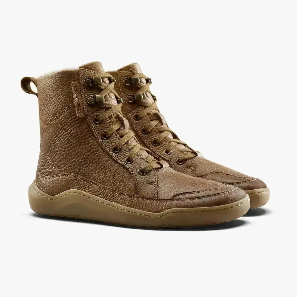 VIVOBAREFOOT - Gobi Boot Warmlined Light Tan - Botas Barefoot Invierno