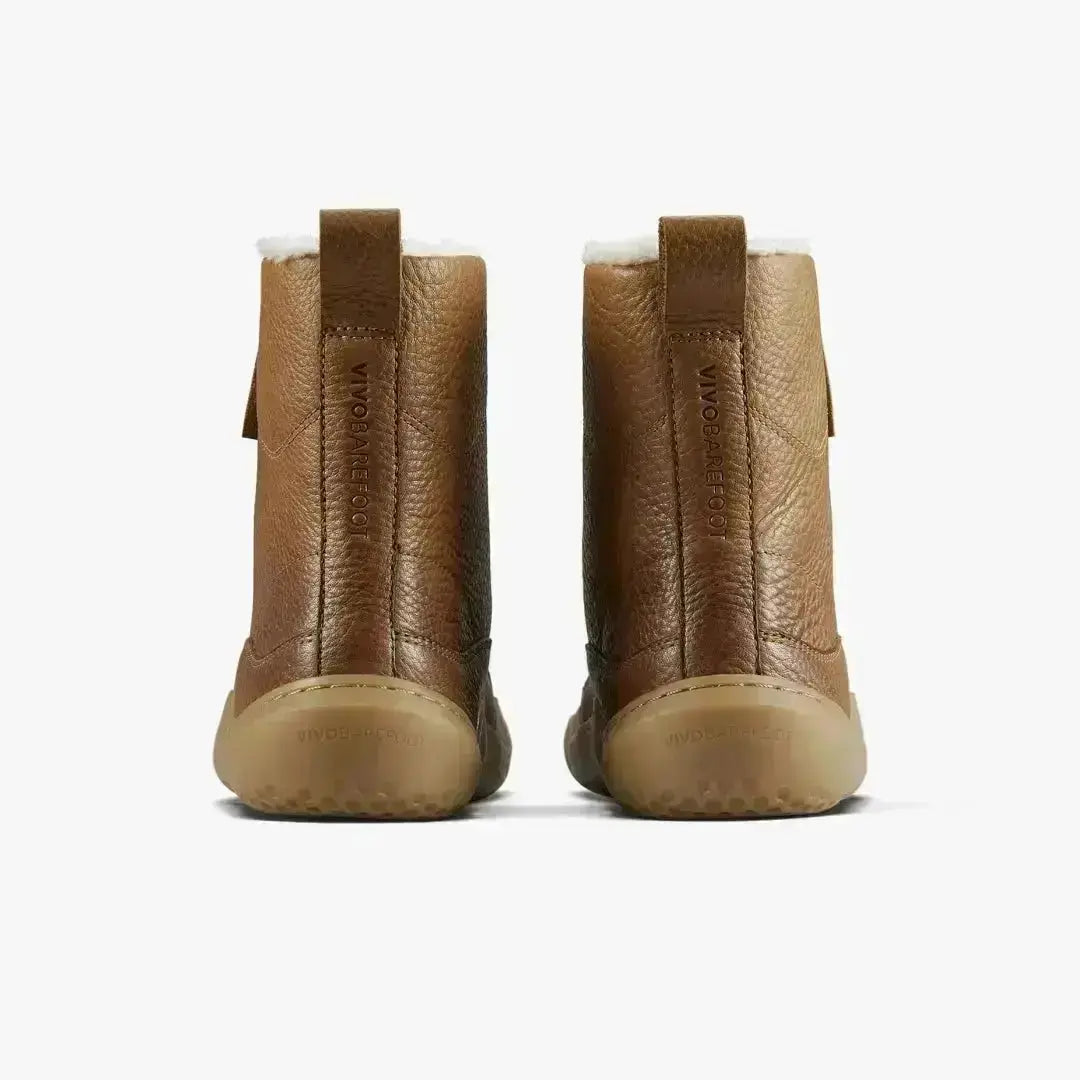 VIVOBAREFOOT - Gobi Boot Warmlined Light Tan - Botas Barefoot Invierno