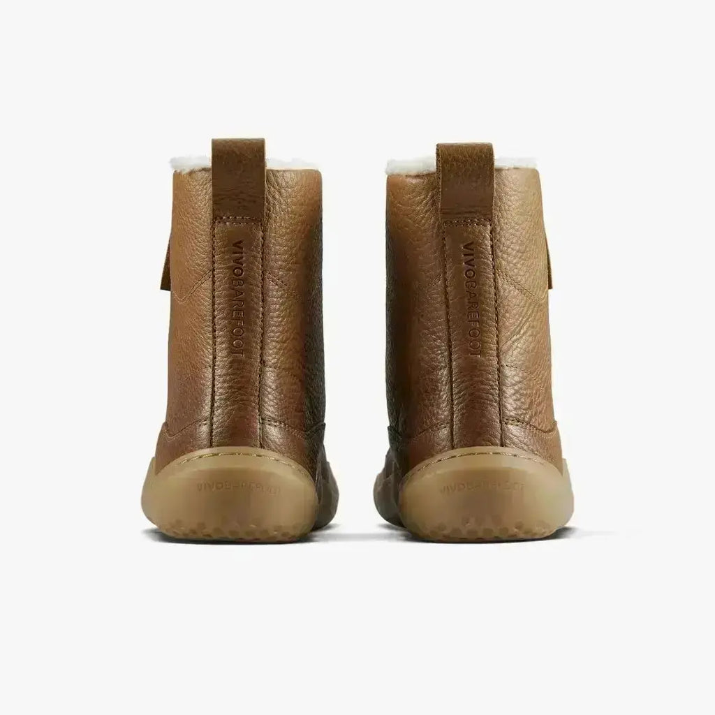 VIVOBAREFOOT - Gobi Boot Warmlined Light Tan - Botas Barefoot Invierno